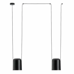 Cheap LEDS-C4 Attic Double cylindre Ø 15cm noire