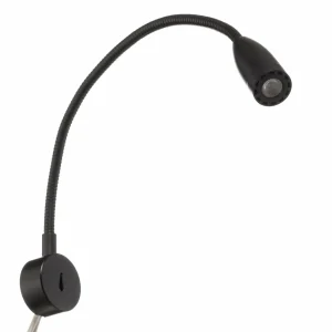 Flash Sale LEDS-C4 Bed applique LED ronde, noire