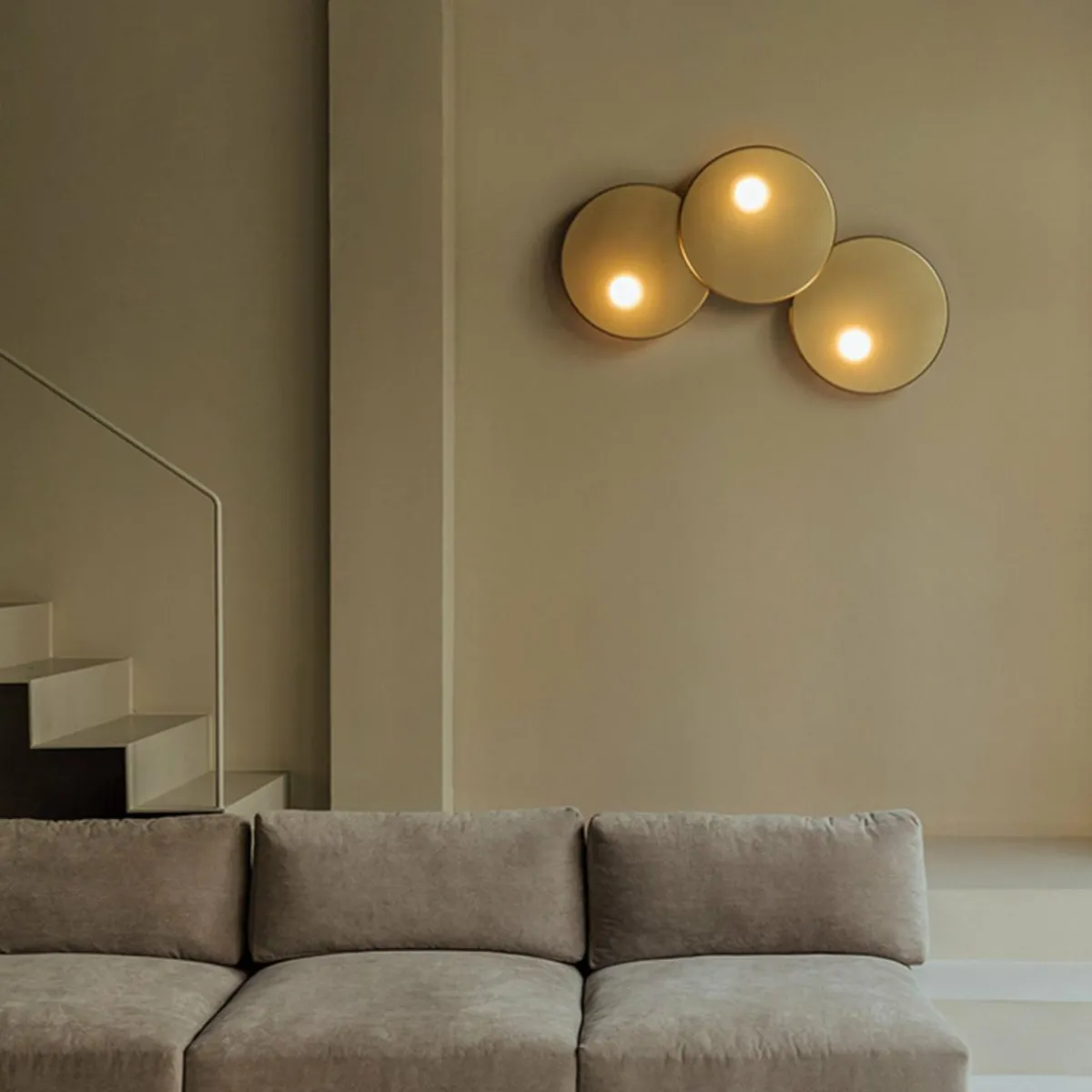ledsc_trip_applique___lampes_dor_mat_0.webp Online LEDS-C4 Trip applique à 3 lampes doré mat