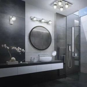 Sale LEDVANCE Applique murale LED Orbis Flame, à 3 lampes, chrome, IP44