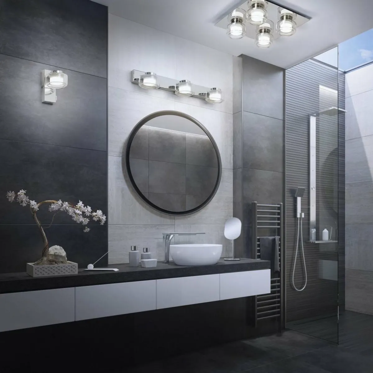 ledvance_applique_murale_led_orbis_flame___lampes_chrome_ip_2.webp Outlet LEDVANCE Applique murale LED Orbis Flame, à 2 lampes, chrome, IP44