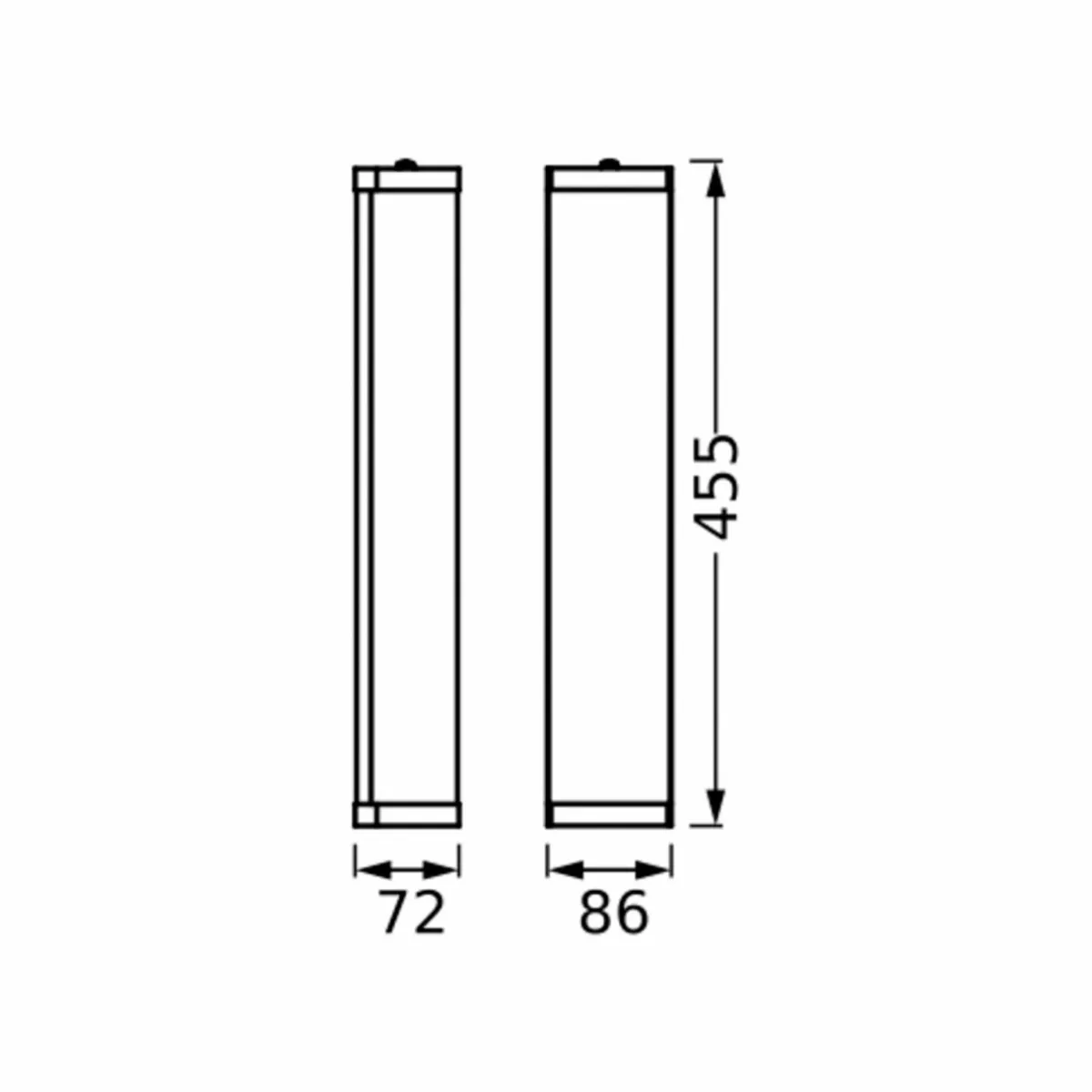 ledvance_bathroom_classic_cylinder_cm_noir_1.webp Online LEDVANCE Bathroom Classic Cylinder 45,5cm noir