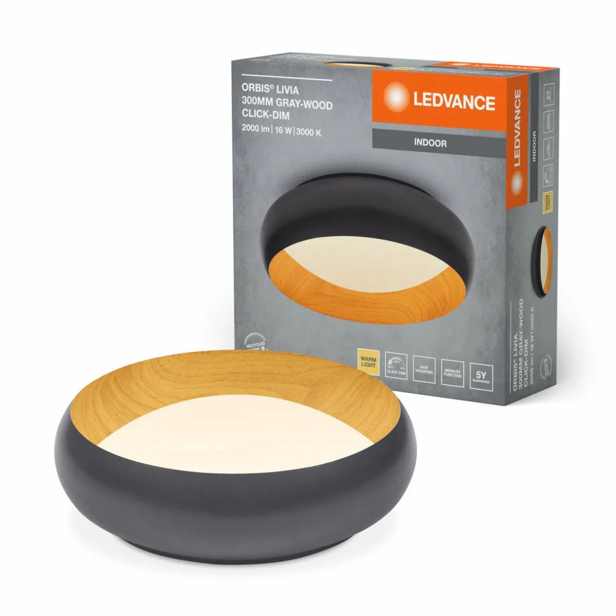ledvance_plafonnier_led_orbis_livia___cm_gris_mtal_1-2.webp Flash Sale LEDVANCE Plafonnier LED Orbis Livia Ø 30 cm, gris, métal