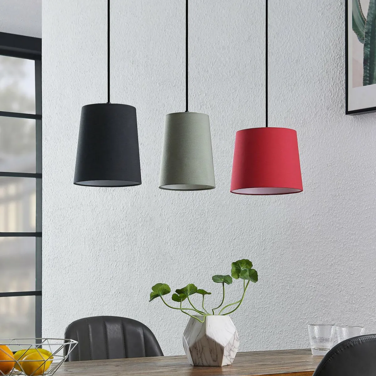 Best Sale Lindby Amilia suspension avec 3 abat-jour colorés