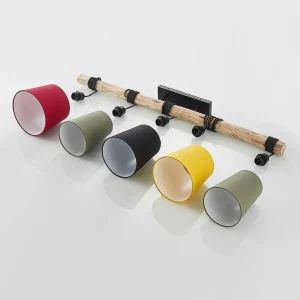 Hot Lindby Amilia suspension avec 5 abat-jour colorés