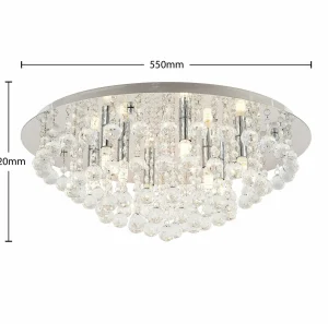 Online Lindby Antonino plafonnier à 8 lampes