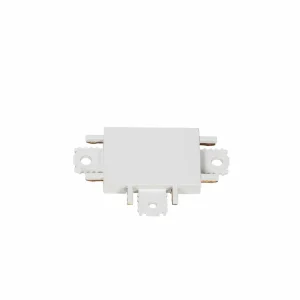 Discount Lindby connecteur en T Lumaro, blanc, 5,4 cm, plastique