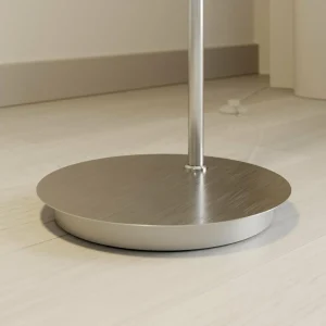 Sale Lindby Cynthia lampadaire arqué, verre, nickel mat