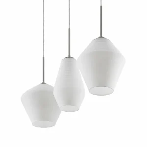 Cheap Lindby Ekkis suspension, x3, longue, blanc opale