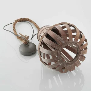 Store Lindby Haruno suspension en rotin, 33 cm