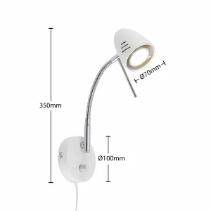 Flash Sale Lindby Heyko applique LED avec prise, dimmable