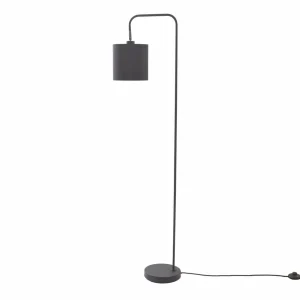 Online Lindby Hinay lampe sur pied en tissu noir/doré