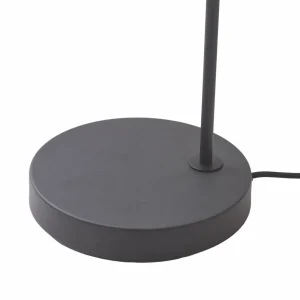 Online Lindby Hinay lampe sur pied en tissu noir/doré