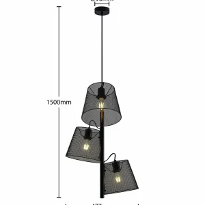 Best Lindby Kirill suspension à 3 lampes