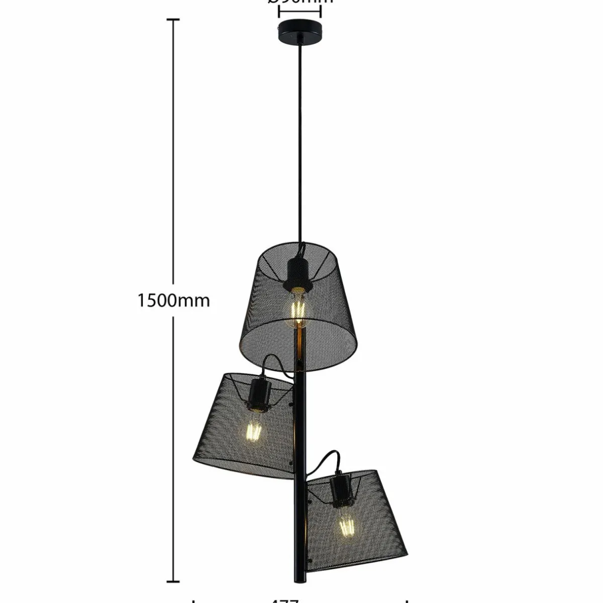 lindby_kirill_suspension___lampes_4.webp Best Lindby Kirill suspension à 3 lampes
