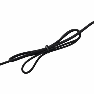 New Lindby lampe à poser Ediz, noir, bois, hauteur 25 cm, E27