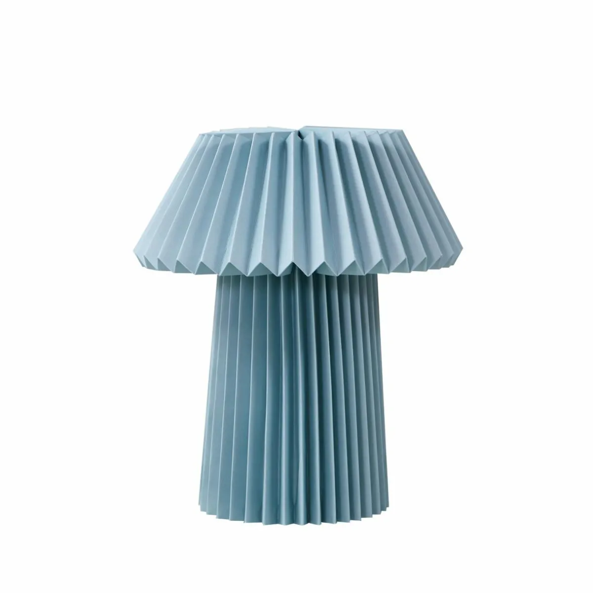 lindby_lampe__poser_magali_bleu_clair_papier___cm_e_1.webp Sale Lindby lampe à poser Magali, bleu clair, papier, Ø 34 cm, E14