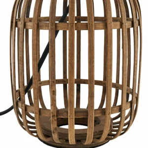 Cheap Lindby lampe à poser Marzanna, gris, bambou, 42,5 cm, E27
