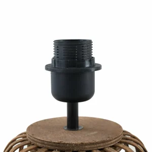 Cheap Lindby lampe à poser Marzanna, gris, bambou, 42,5 cm, E27