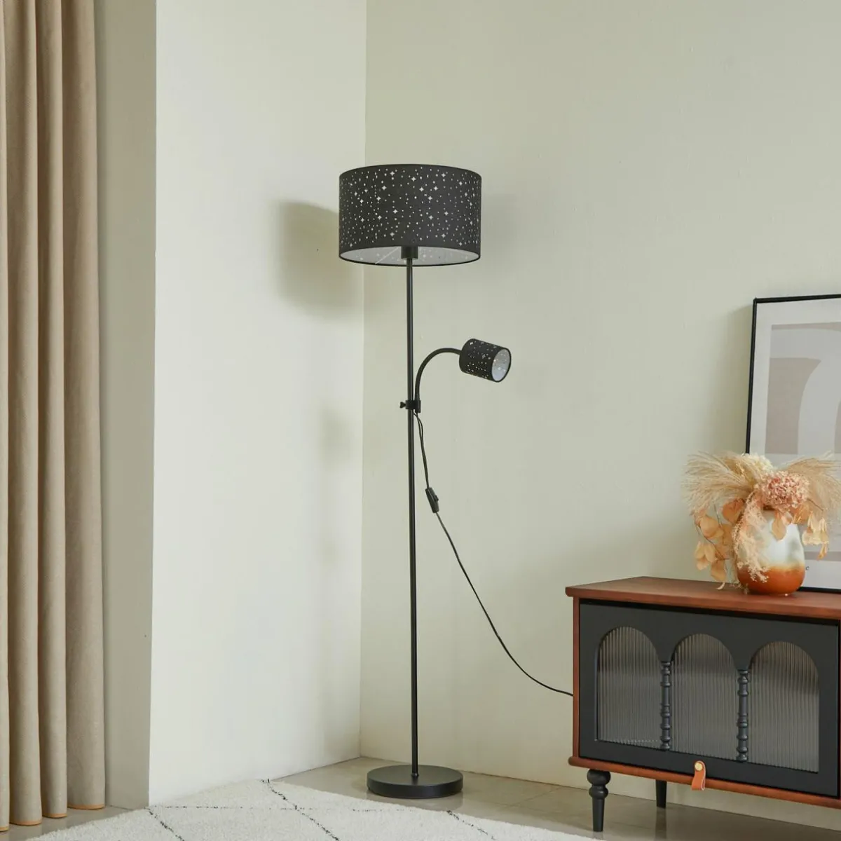 lindby_lampe_sur_pied_melanie_gris_tissu___cm___lampes_0.webp Best Lindby lampe sur pied Melanie, gris, tissu, Ø 36 cm, à 2 lampes.