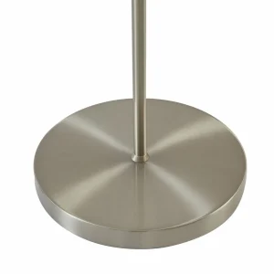Best Lindby lampe sur pied Melanie, gris, tissu, Ø 36 cm, à 2 lampes.
