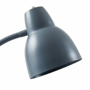 Flash Sale Lindby lampe sur pied Tebbi, gris-bleu, métal, hauteur 150 cm