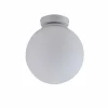 Clearance Lindby Meriala plafonnier blanc, verre Ø 25 cm