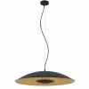 New Lindby Narisara suspension noire-dorée 1 l. 80 cm