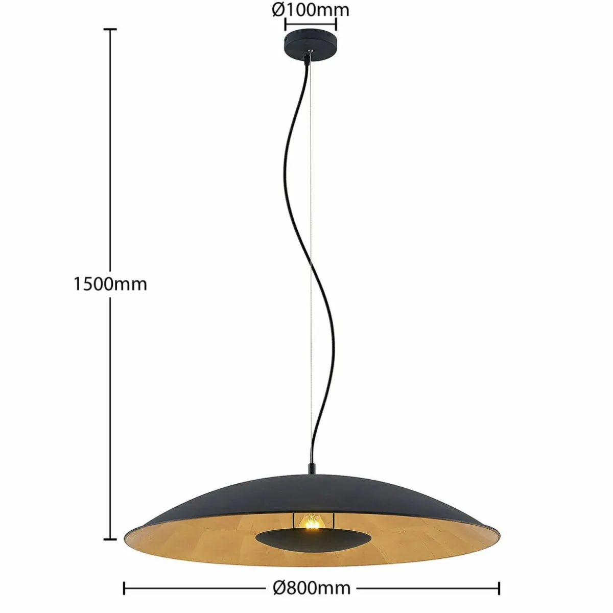 lindby_narisara_suspension_noiredore_l_cm_1.webp New Lindby Narisara suspension noire-dorée 1 l. 80 cm