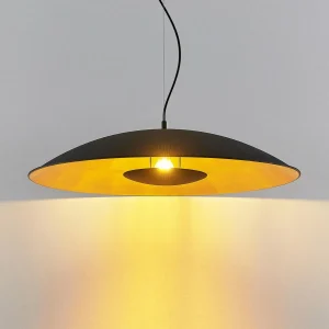 New Lindby Narisara suspension noire-dorée 1 l. 80 cm