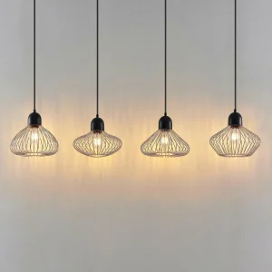 Discount Lindby Raelyn suspension à quatre lampes, cuivre