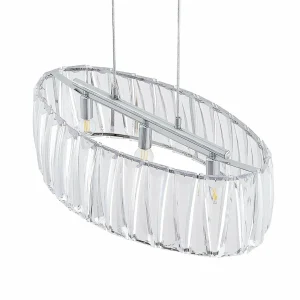 Fashion Lindby Sofia suspension abat-jour acrylique ovale