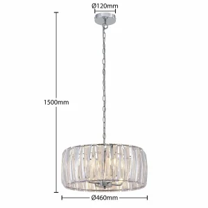 Discount Lindby Sofia suspension ronde Ø 46 cm à 4 lampes