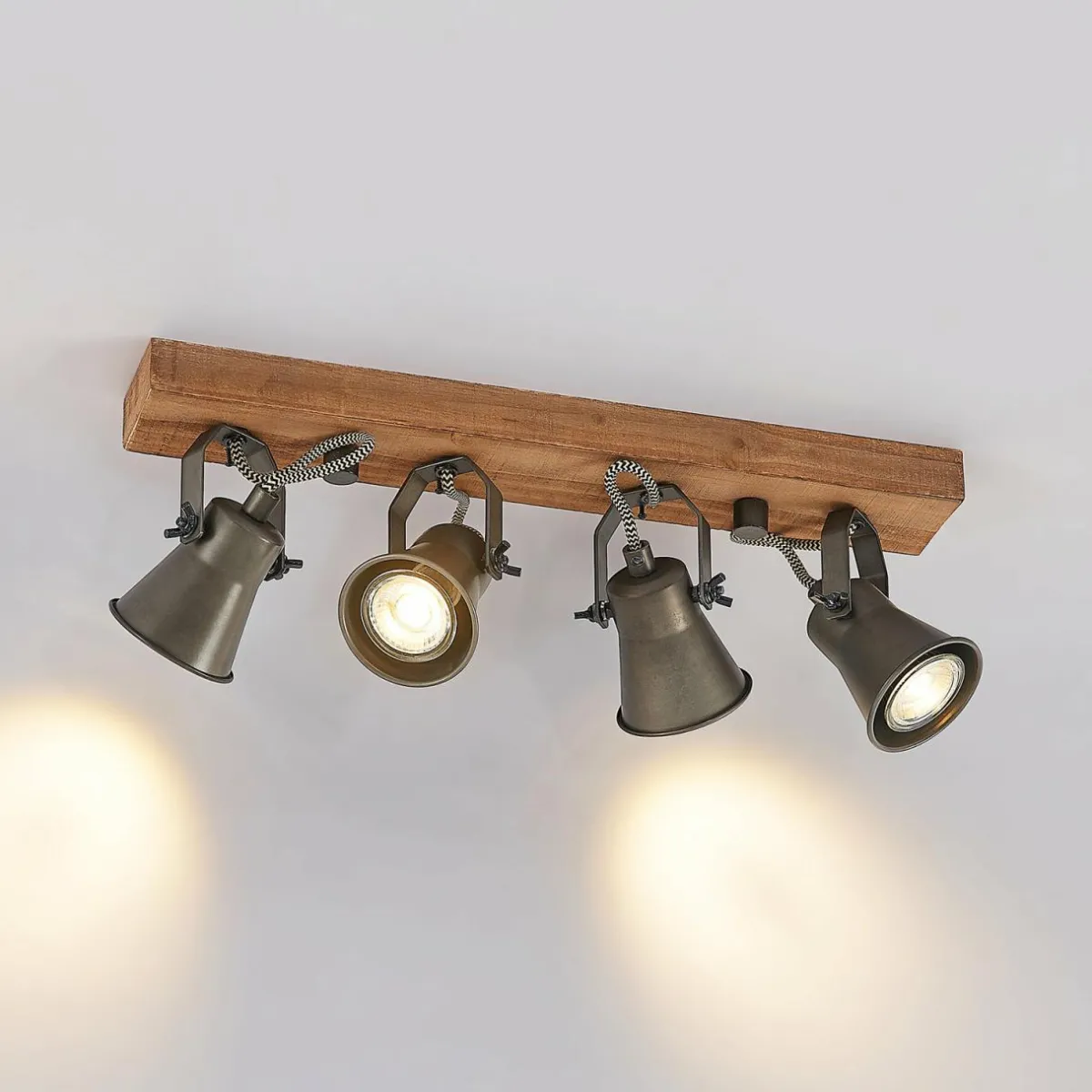 lindby_spot_pour_plafond_grandesa__cm__lampes_bois_mtal_1.webp New Lindby spot pour plafond Grandesa, 35 cm, 4 lampes, bois, métal