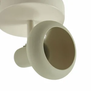 Flash Sale Lindby spot pour plafond Huby, à 1 lampe, crème/vert clair, fer