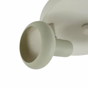 Cheap Lindby spot pour plafond Huby, 2 lampes, crème/vert clair, fer