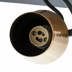 Flash Sale Lindby spot pour plafond Sylveria, 4 lampes, noir/or, fer