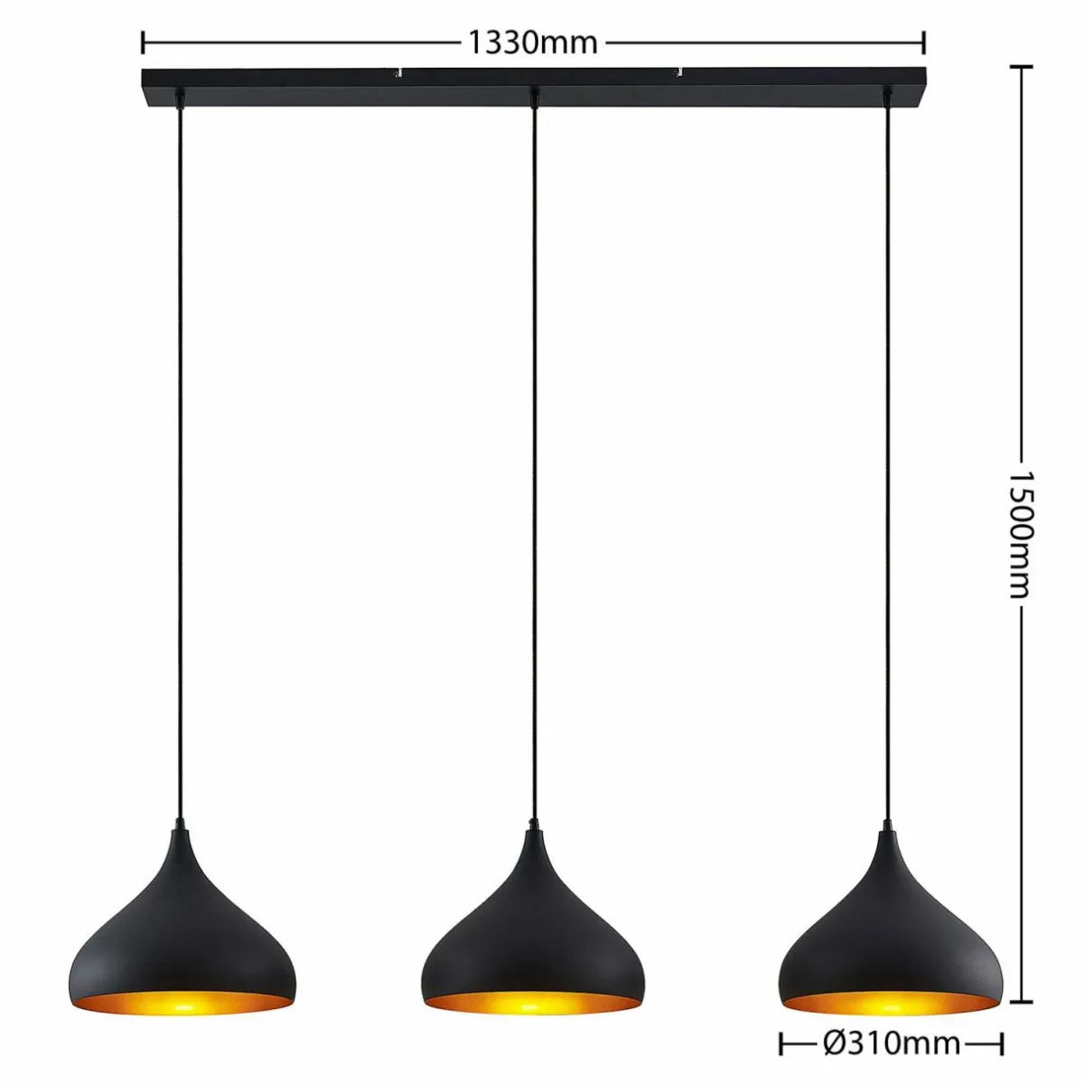 lindby_suspension_elamira_noir_aluminium__cm___lampes_1.webp Flash Sale Lindby suspension Elamira, noir, aluminium, 133 cm, à 3 lampes.