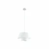 Hot Lindby suspension Eryndor, blanc, textile, Ø 47 cm, E27