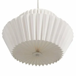 Clearance Lindby suspension Magali, blanc, papier, Ø 45 cm, E27