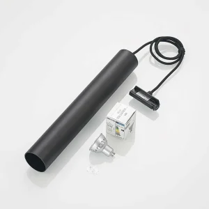 Outlet Lindby système de lampes sur rail Linaro, suspension à 3 lampes, noir