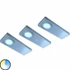 Flash Sale Evotec lot de 3 lampes sous meuble LED Tain avec Color Switch