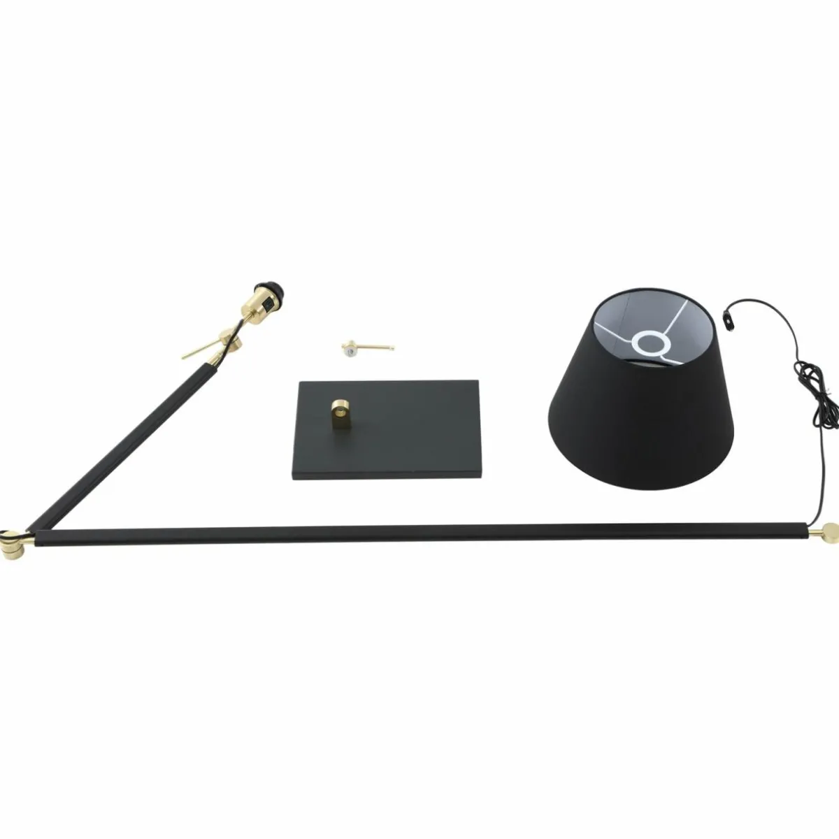 lucande_lampadaire_marvaine_noiror_rglable_5.webp Discount Lucande Lampadaire Marvaine, noir/or, réglable