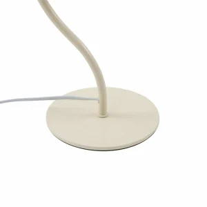 New Lucande lampe à poser Arvadon, beige, métal, hauteur 42,75 cm