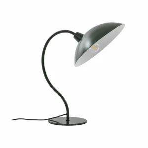 Cheap Lucande lampe à poser Arvadon, vert, métal, hauteur 42,75 cm