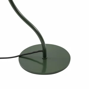 Cheap Lucande lampe à poser Arvadon, vert, métal, hauteur 42,75 cm