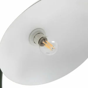 Cheap Lucande lampe à poser Arvadon, vert, métal, hauteur 42,75 cm