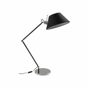 Shop Lucande lampe à poser Dansari, noir, métal, ajustable