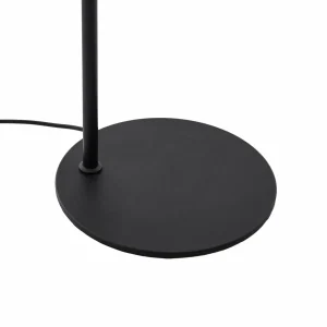 Sale Lucande lampe sur pied Eirian, noir, verre, hauteur 150 cm, E27