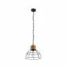 Fashion Lindby Lucande Suspension Arinthea, E27, noir, acier, cage